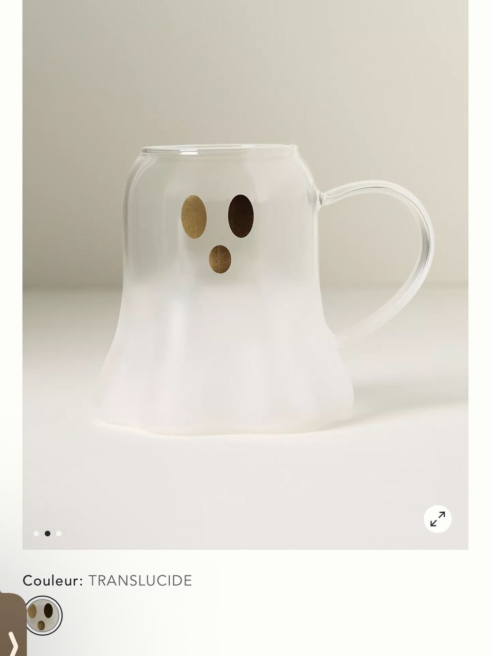 Anthropology Ghost mug